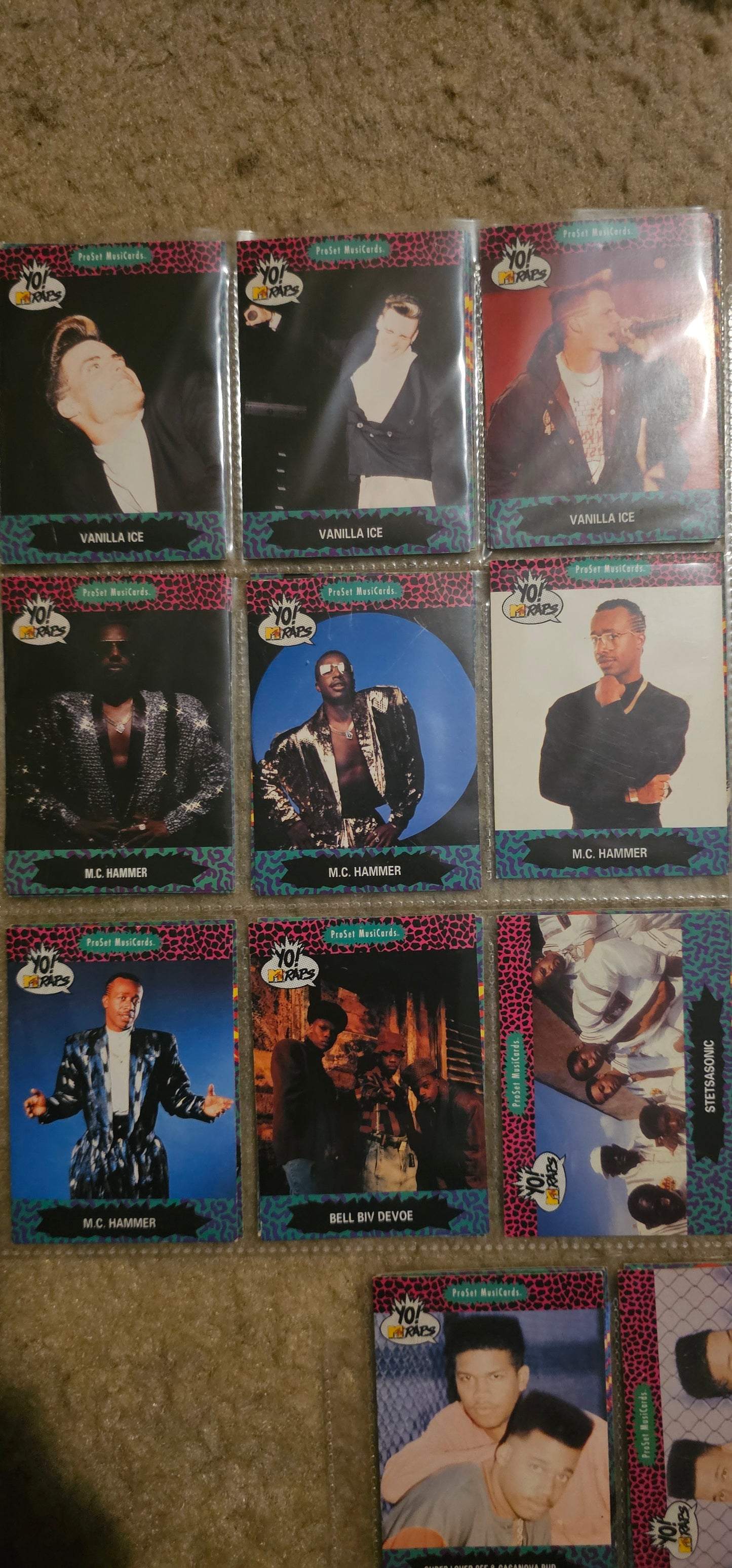 1991 Pro Set Music Cards Yo MTV Raps