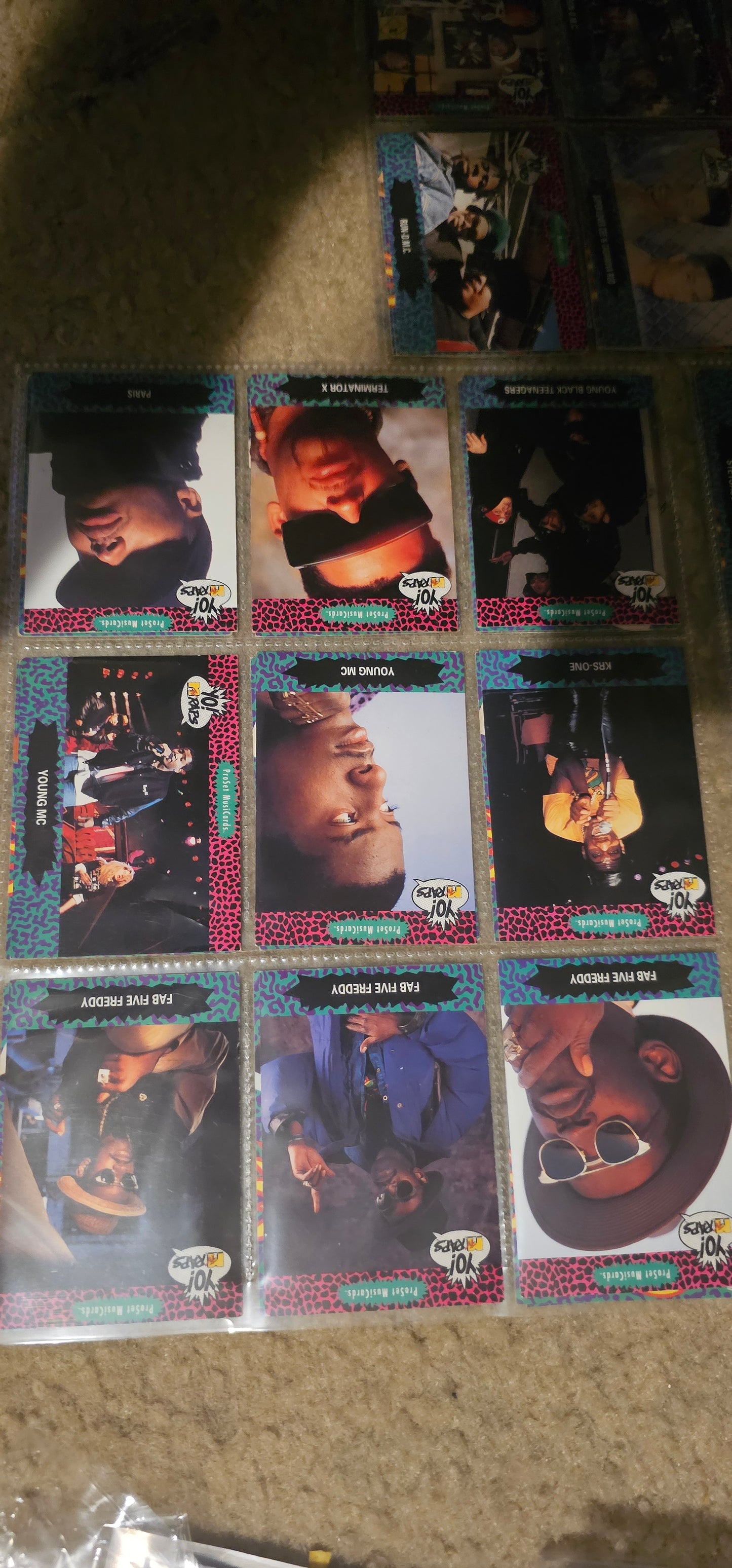 1991 Pro Set Music Cards Yo MTV Raps
