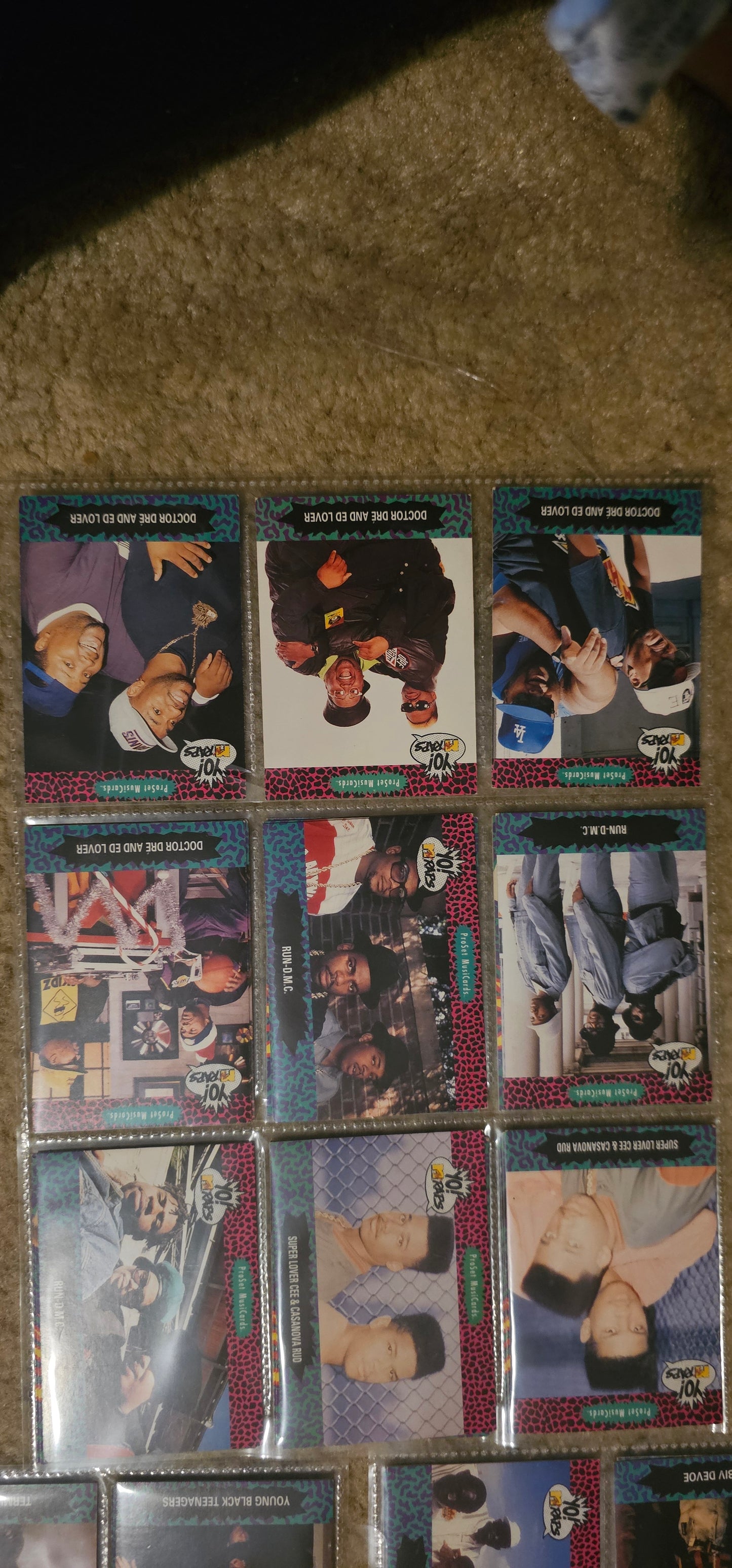 1991 Pro Set Music Cards Yo MTV Raps