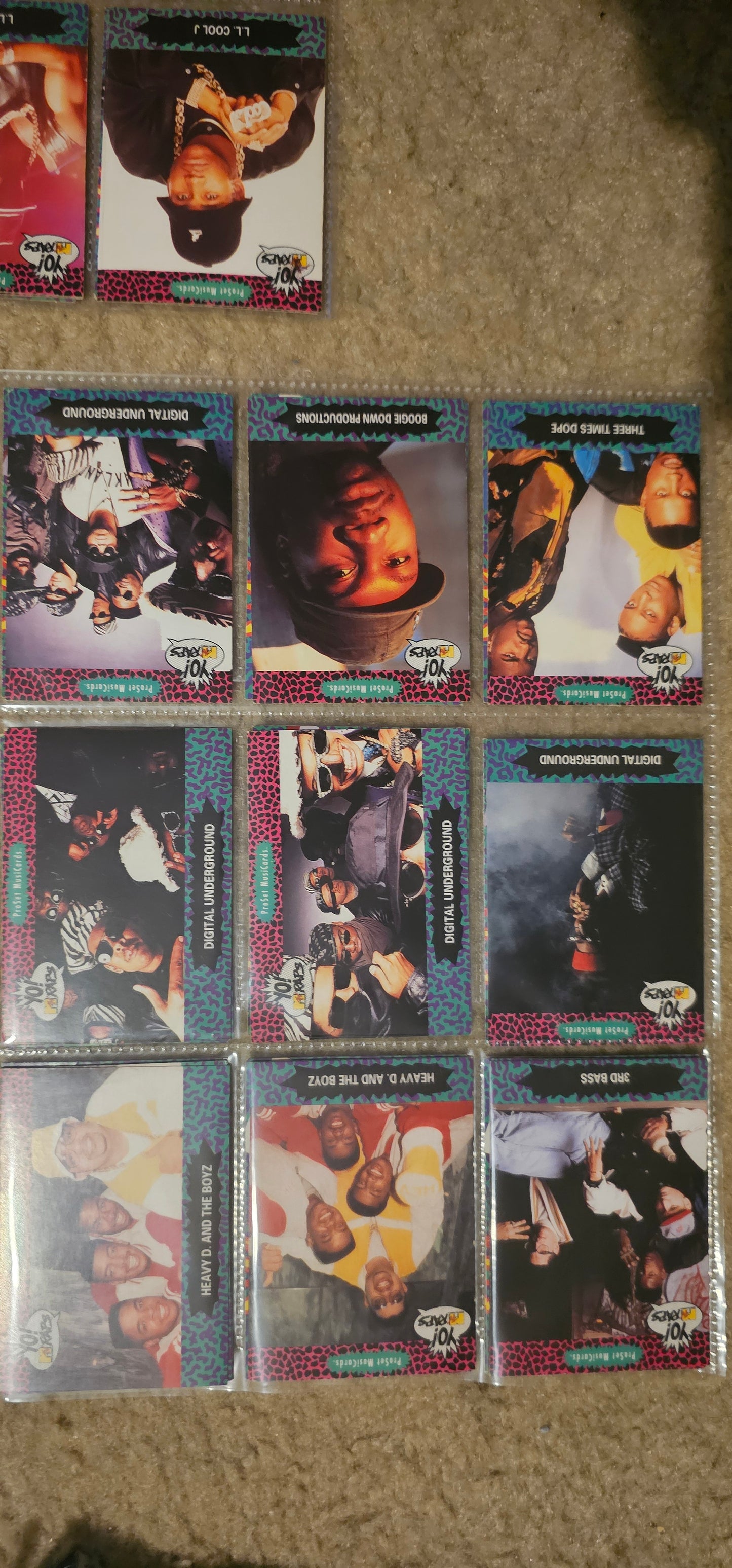 1991 Pro Set Music Cards Yo MTV Raps
